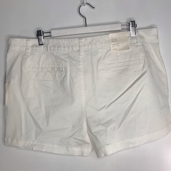 NWT white chino shorts sz 18 - Picture 5 of 8
